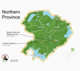 Northern Province Map