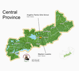 Central Province Map